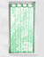 Vitrage droit voile uni finition pattes (vert)