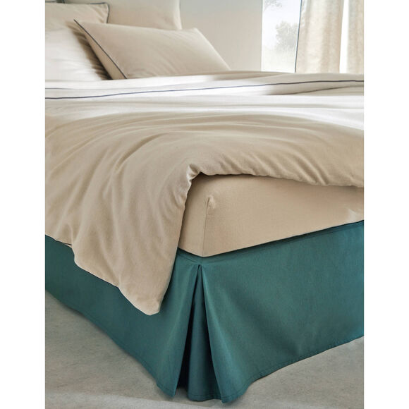 Cache-sommier intégral, collection "Intemporelle" (eucalyptus)