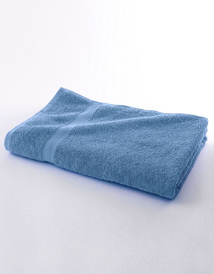 Eponge unie 420 g/m2 confort moelleux (bleu jean)