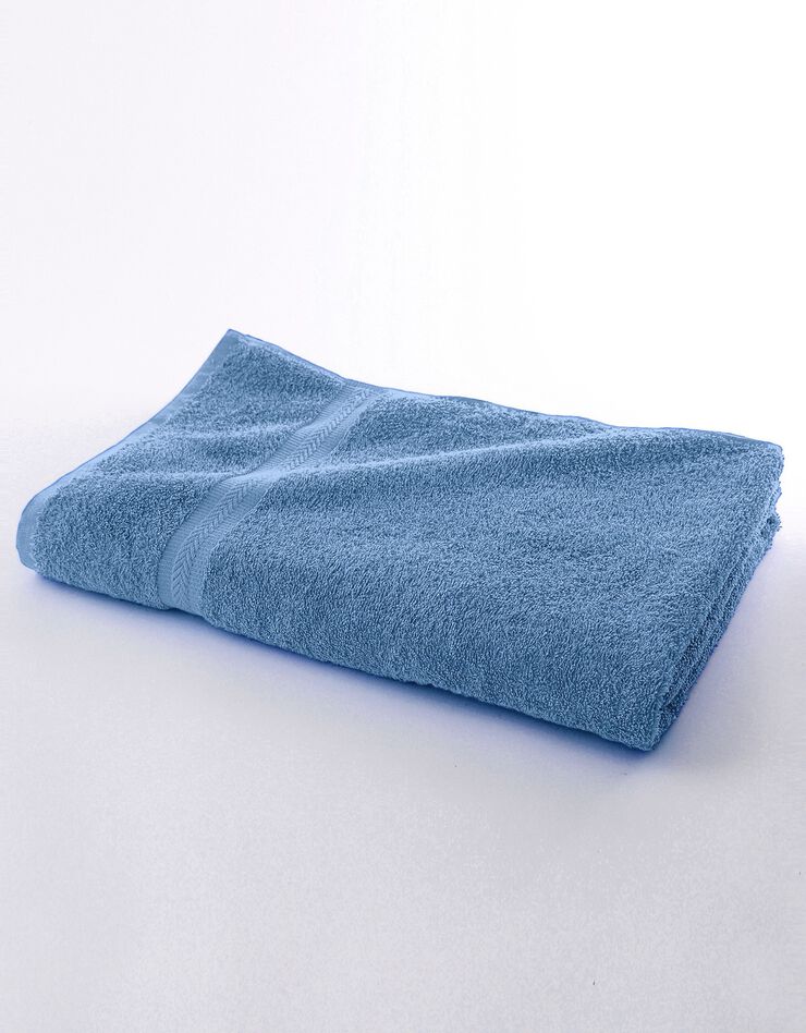 Eponge unie 420 g/m2 confort moelleux (bleu jean) Eponge unie 420 g/m2 confort moelleux (bleu jean)