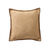 Coussin uni coton texturé (taupe)