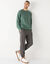 Sweat molleton col rond (vert foncé)