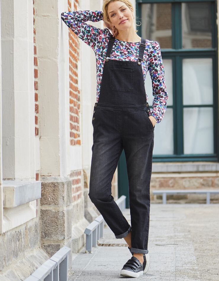Salopette en jean stone (black) Salopette en jean stone (black)