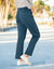 Pantalon jogpant ceinture élastiquée molleton  (bleu canard)