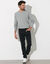 Pantalon droit 5 poches twill coton extensible (noir)