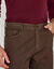 Pantalon droit 5 poches &eacute;lastiqu&eacute; c&ocirc;t&eacute;s - L30 (marron)