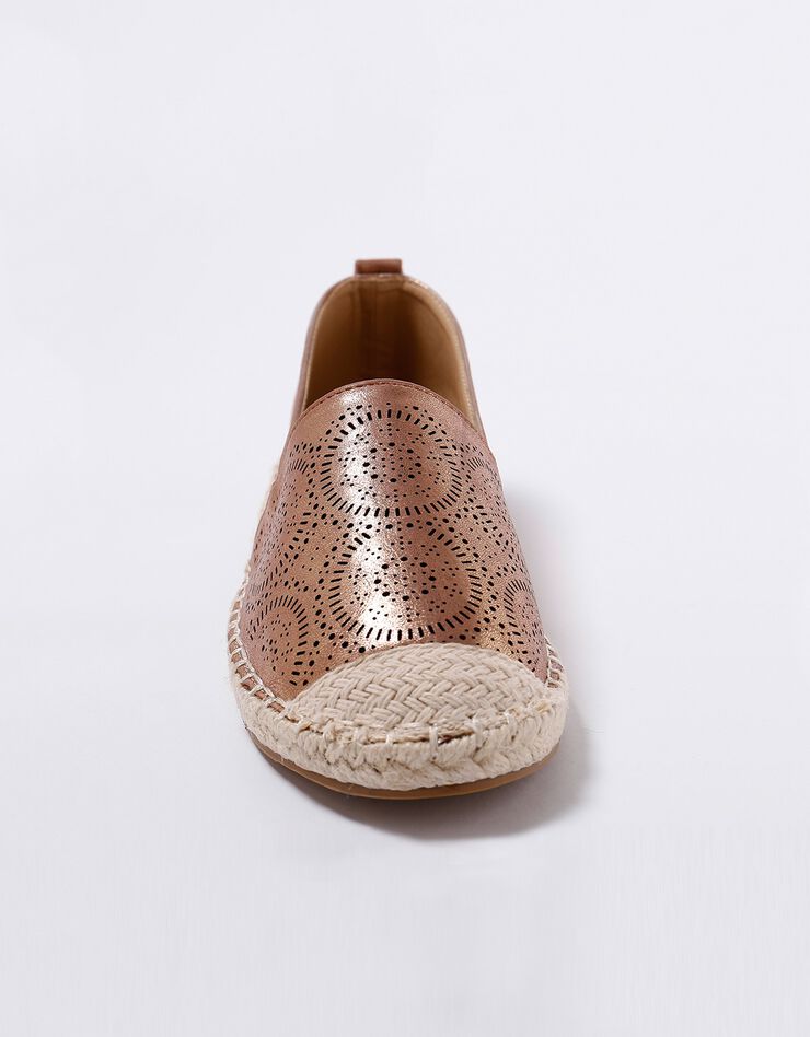 Espadrilles perforées irisées (bronze)