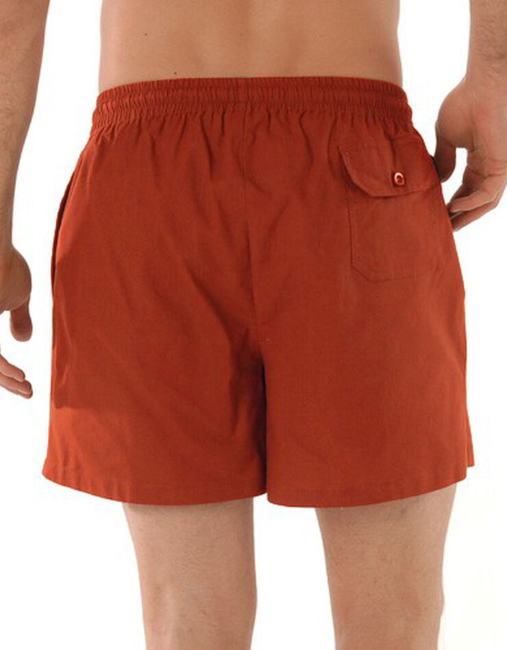 Short toile taille élastiquée (brique) Short toile taille élastiquée (brique)