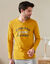 Pyjama manches longues message (miel / gris)