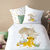 Parure de lit Roi Lion® - coton (blanc)