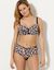 Culotte haute dentelle imprimée Arum (noir)