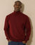 Pull col roulé en laine mélangée (bordeaux)