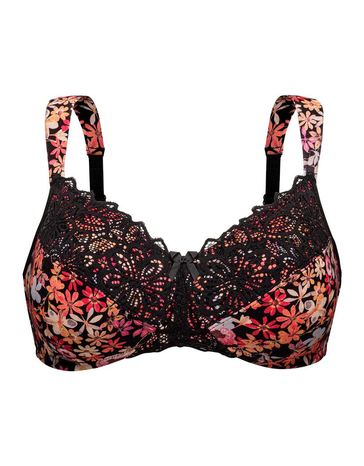 Soutien-gorge post-opératoire Ava Fantaisie - sans armatures (noir) Soutien-gorge post-opératoire Ava Fantaisie - sans armatures (noir)