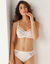 Soutien-gorge forme minimiseur en tulle brodé Oliena - avec armatures (ivoire)