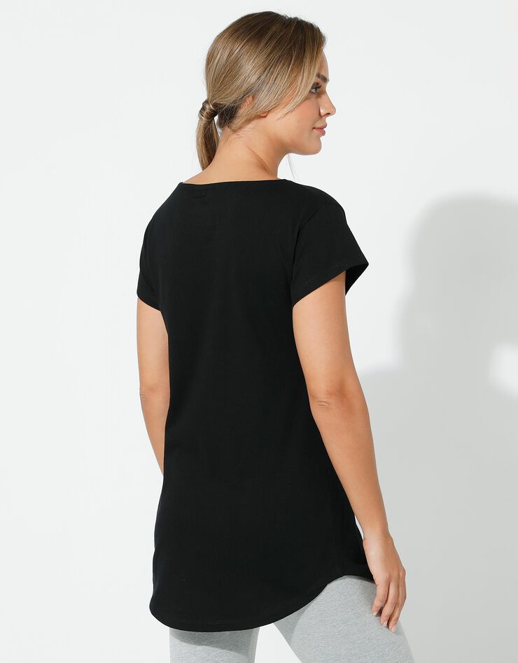 Tee-shirt manches courtes (noir) Tee-shirt manches courtes (noir)