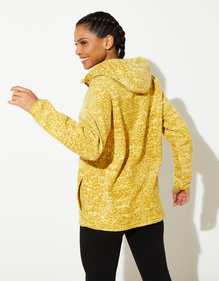 Veste polaire chinée zippée (jaune chiné) Veste polaire chinée zippée (jaune chiné)