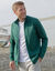 Sweat entièrement zippé uni (vert sapin)