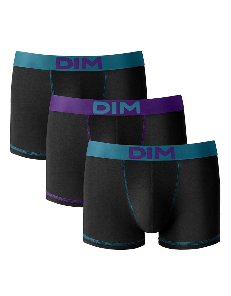 Boxer Mix & Colors - lot de 3 (noir + vert) Boxer Mix & Colors - lot de 3 (noir + vert)