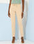 Pantalon chino uni, maille milano (sable)