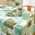 Nappe toile cirée imprimé carrés (vert)