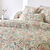 Linge de lit Comptine imprim&eacute; - coton 57 fils/cm&sup2; (bleu gris&eacute;)