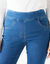 Jegging droit ultra stretch, maille effet jean (stone)