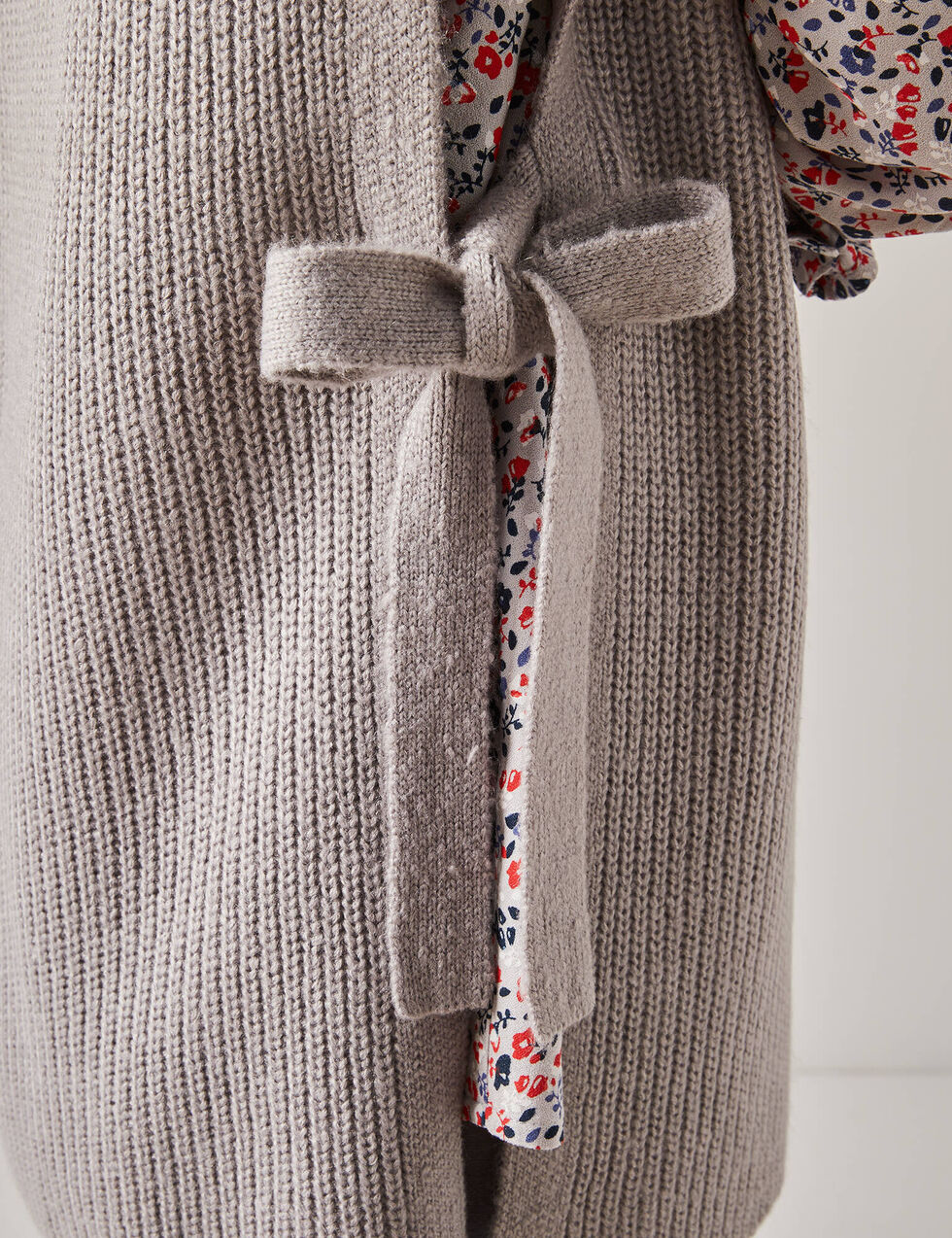 Pull Tunique Sans Manches Ikks - Laine Mélangée Beige - Taille S En Excellent état