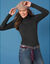 Sous-pull col roulé stretch (noir)
