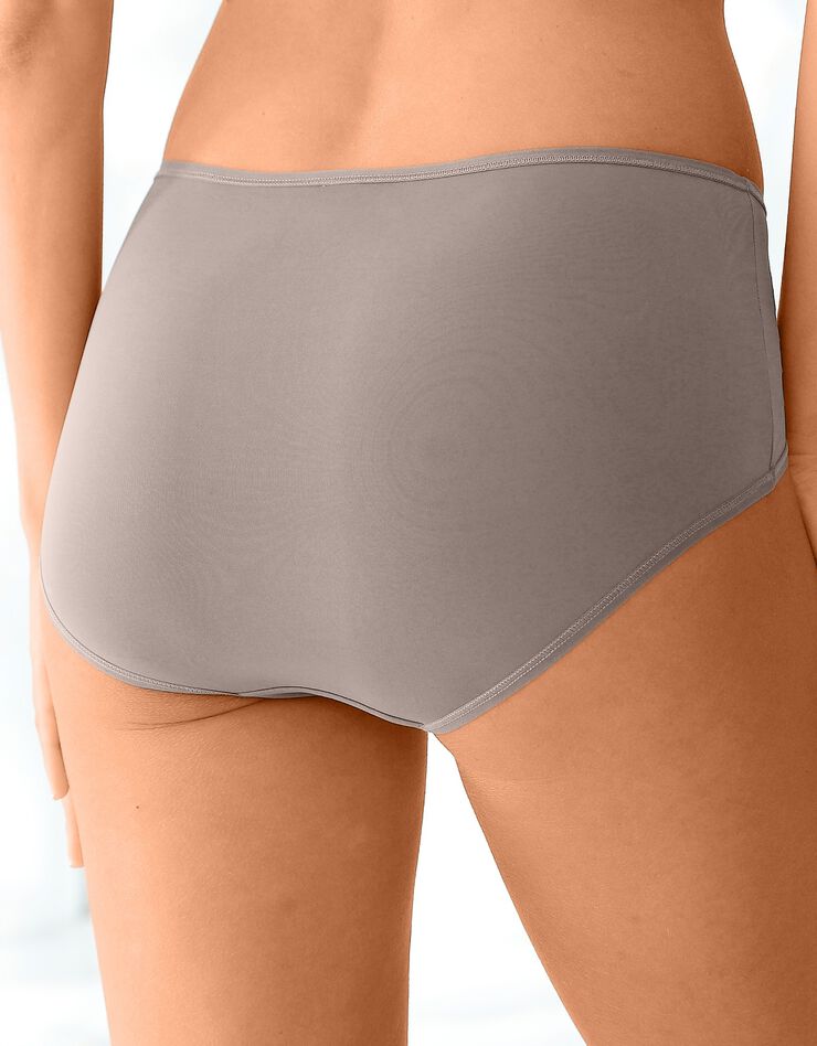 Culotte microfibre forme maxi – Lot de 2 (taupe) Culotte microfibre forme maxi – Lot de 2 (taupe)