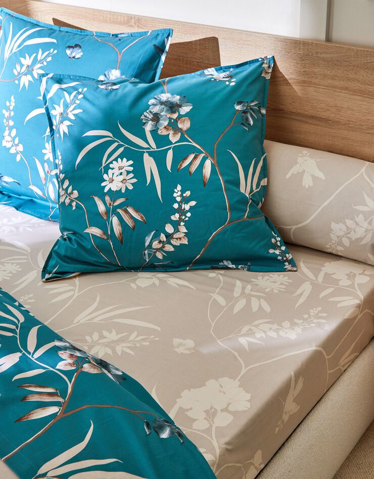 Linge de lit Anne en coton (cèdre)