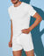 T-shirt sous-v&ecirc;tement homme col rond - lot de 3 (blanc)