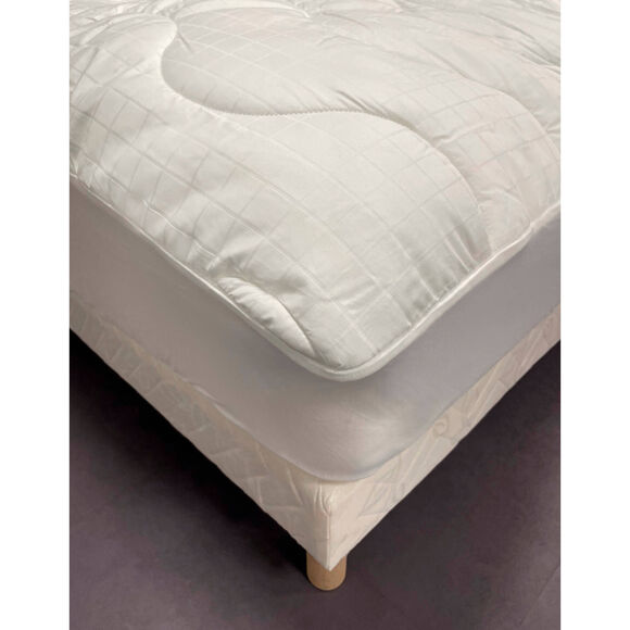 Surmatelas 500 g/m² idéal transpiration traitement Passerelle™ (blanc)