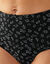 Culotte coton forme maxi  motifs "chats" -  Lot de 4 (noir / blanc)