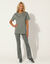 T-shirt volume loose (kaki)