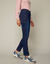 Jegging fuselé ultra stretch, maille effet jean (dark blue)