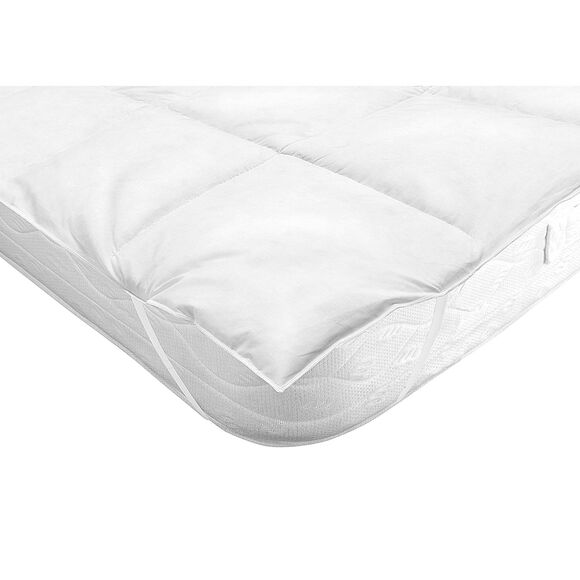 Surmatelas garnissage naturel (blanc)