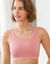 Brassi&egrave;re confort coton stretch doubl&eacute; sans armatures - lot de 2 (gris + rose)