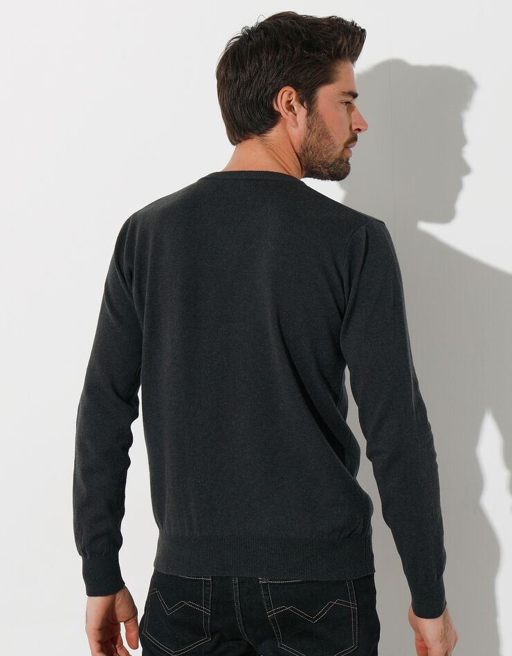 Pull uni col V (anthracite)