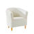 Housse texturée bi-extensible spéciale fauteuil cabriolet (écru)