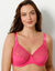 Soutien-gorge minimiseur dentelle avec armatures - lot de 2 (vert + rose)
