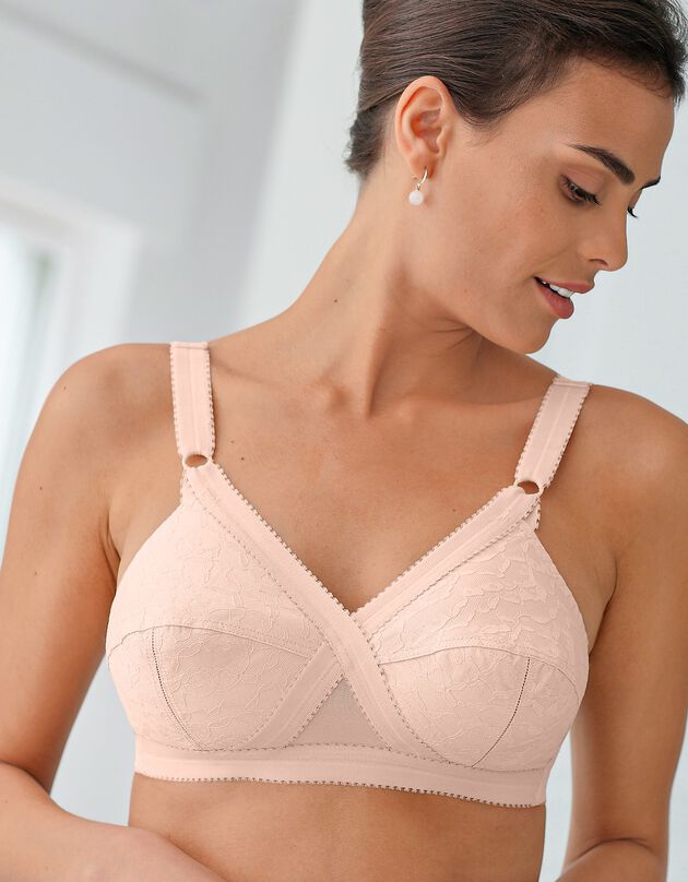 Soutien-gorge Coeur Croisé - sans armatures (beige)