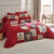 Linge de lit Chalet flanelle (rouge)