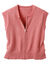 Gilet zippé sans manches (rose)