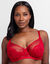 Soutien-gorge dentelle et tulle Jemma -  avec armatures (rouge)