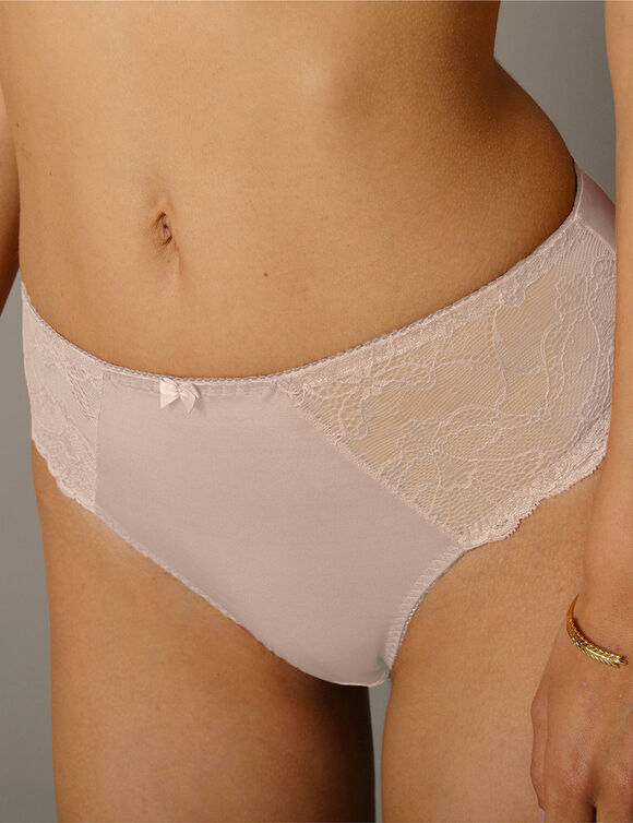 Culotte maille satinée et dentelle Salford - lot de 2 (coquillage + grenade)