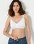 Soutien-gorge rubans crois&eacute;s sans armatures - lot de 2 (2 blanc)