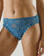Slip dentelle unie Arum (bleu canard)
