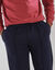 Pantalon loisirs molleton, bas droits (marine)