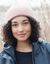 Bonnet mixte en polyester recyclé(**) (rose)