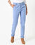 Pantalon chino stretch (gris bleuté)